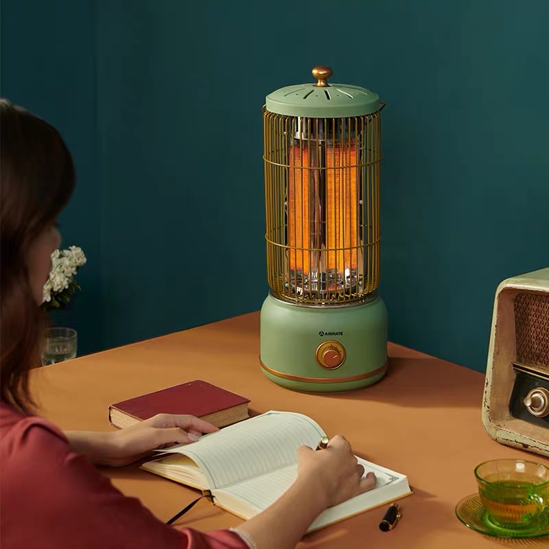 艾美特鸟笼取暖器马灯碳晶碳纤维电暖器小型烤火炉小太阳家用节能
