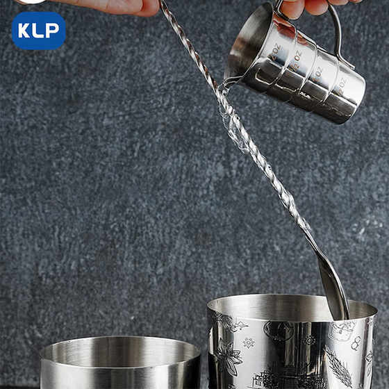 Printed Bar Mixing Stainless Steel Mixing Cup