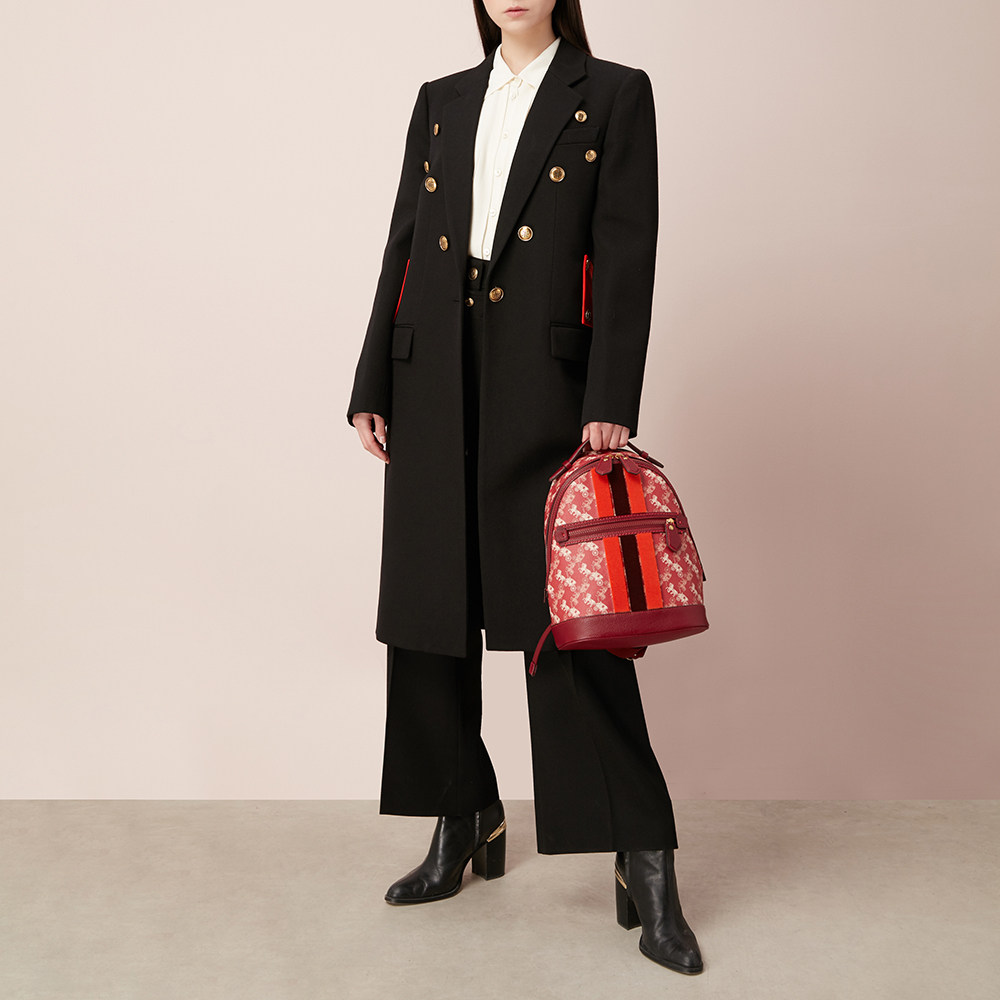 coach /蔻驰2020春夏红色双肩包 天猫奢品直营双肩背包