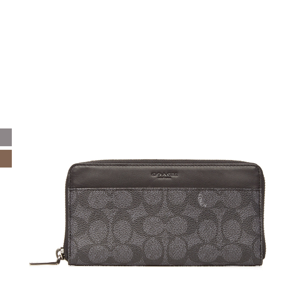 coach /蔻驰多色logo纹商务钱包 天猫奢品直营钱包