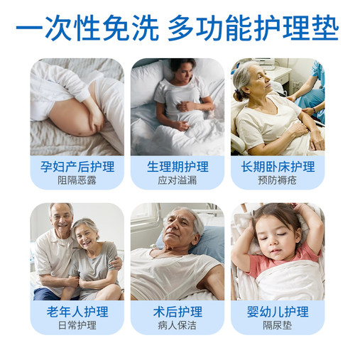 艾享医用护理垫一次性成人老年人隔尿垫单专用产妇后产褥垫60x90 - 图3