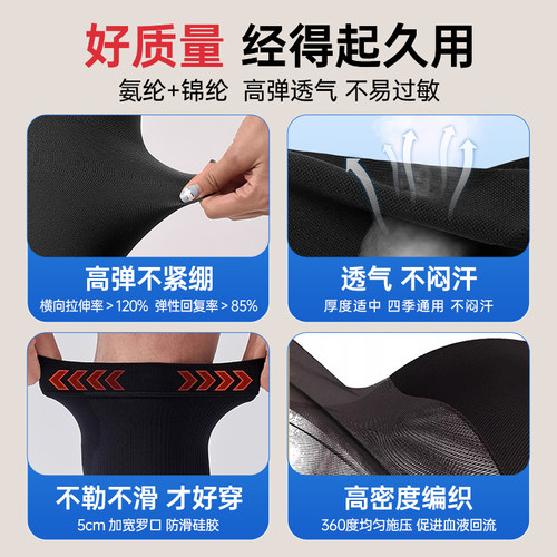 艾享静脉曲张医用弹力袜男士防扩张治疗型一二级秋冬压力袜旗舰店 - 图1