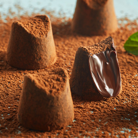 Truffle dark chocolate gift box Christmas snacks