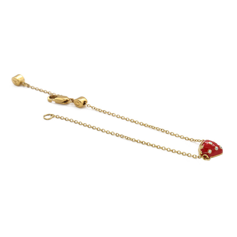 o.yang甜心草莓冷女施华洛世奇手链 oyang手链