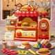 Children's play house burger ice cream machine toy
