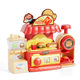 Children's play house burger ice cream machine toy