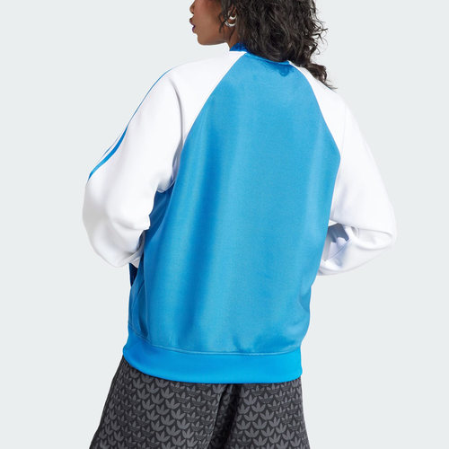 Adidas/阿迪达斯正品三叶草女子宽松舒适运动夹克外套II0718 - 图0