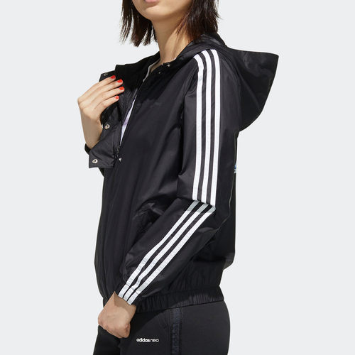 Adidas/阿迪达斯正品 neo W FAVES WB 女子运动休闲外套FP7336 - 图1