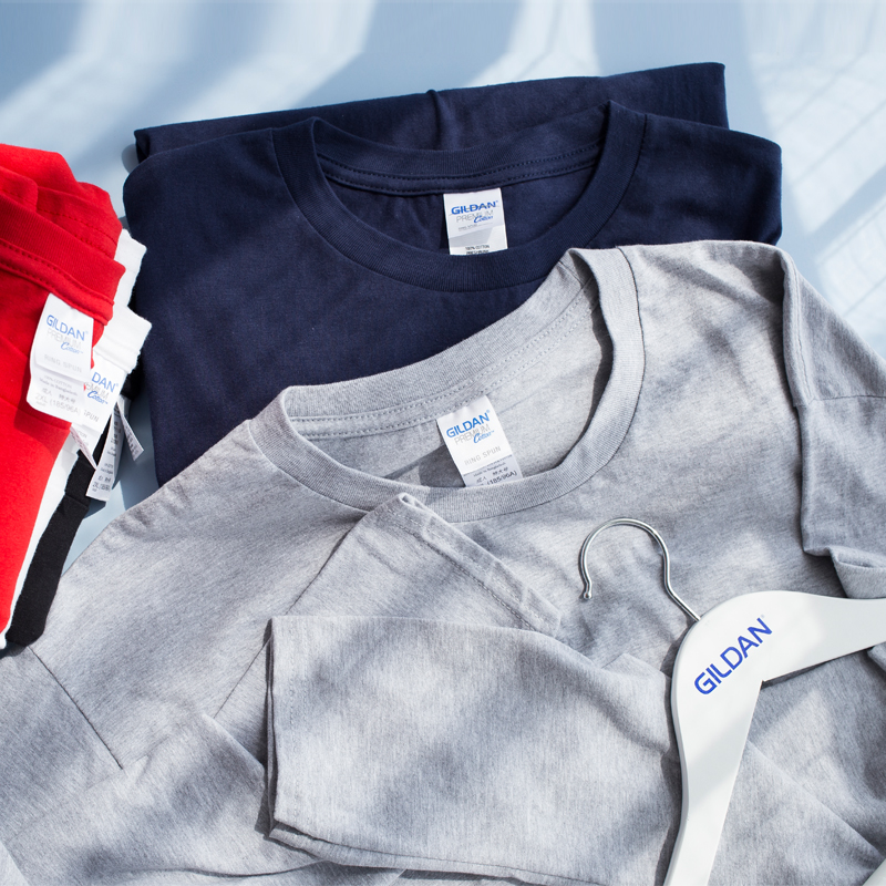 进口gildan吉尔丹76400春秋宽松男女内搭打底衫纯棉圆领长袖T恤,淘宝优惠券,粉丝福利购,淘宝优惠卷