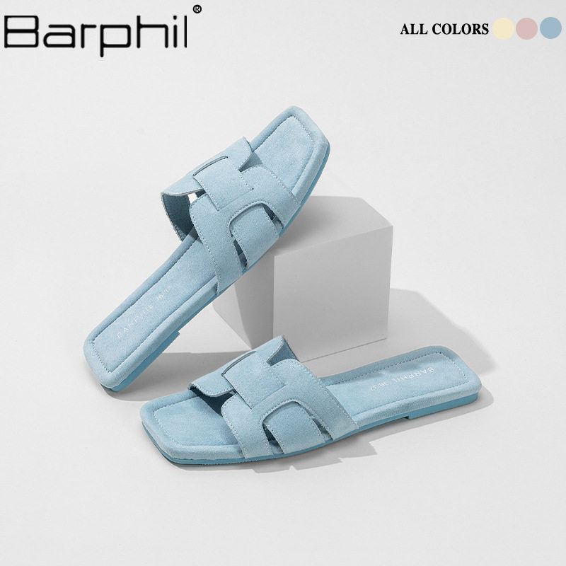 Barphil凉拖女夏季外穿配裙子2025新款精致法式居家室内平底凉鞋,淘宝优惠券,粉丝福利购,淘宝优惠卷