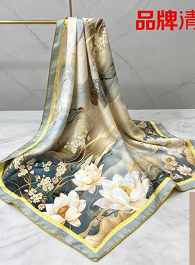 苏州丝绸真丝复古小方巾特价促销