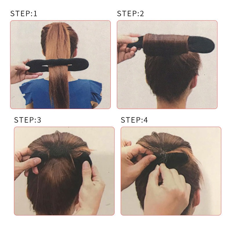 丸子头盘发器儿童头饰新款女童跳舞花苞头发量少懒人盘发神器发夹,淘宝优惠券,粉丝福利购,淘宝优惠卷