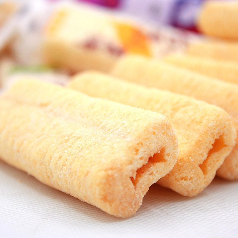 天天一族台湾风味350g整箱休闲饼干 天天一族膨化食品