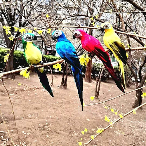 Имитационная паста Большой попугай бриллиант птичья перьев цвет птицы попугай поддельные украшения для птиц