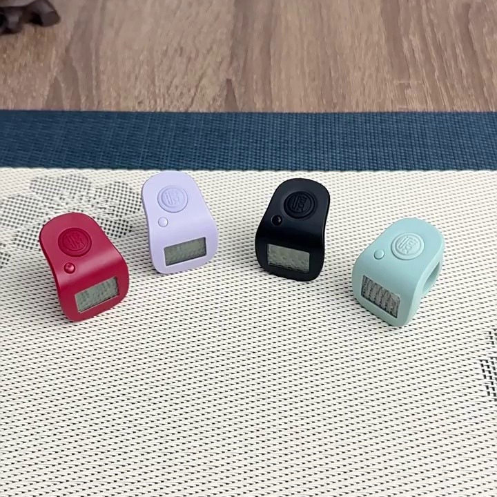 Hand press counter luminous rechargeable 9 channels