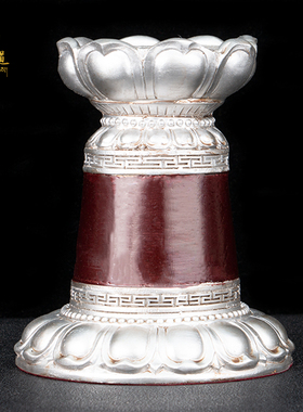 西藏手摇转金筒底座  藏传密宗佛前桌面摆件树脂转动轮转筒底座