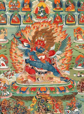 普巴金刚唐卡家用装饰壁画