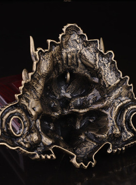 手工唐卡面具挂件门牌大鹏金翅鸟