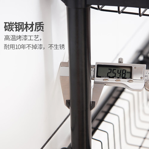 厨房置物架水槽上方顶天立地窗台窗户挂架刀架用品台面盘子收纳架 - 图2