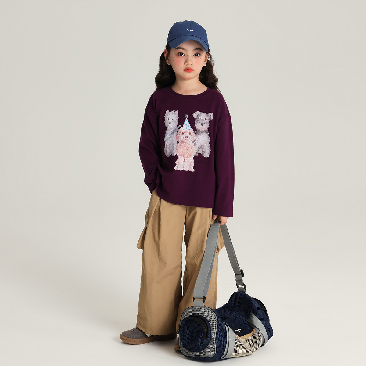 布丁哈鲁童装秋装女童秋季打底衫2026新款儿童休闲百搭长袖T恤,淘宝优惠券,粉丝福利购,淘宝优惠卷