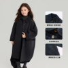 Pudding Haru Winter Girls Children's Clothing Jacket 2026 Autumn and Winter New Children's Long Reversible Woolen Coat