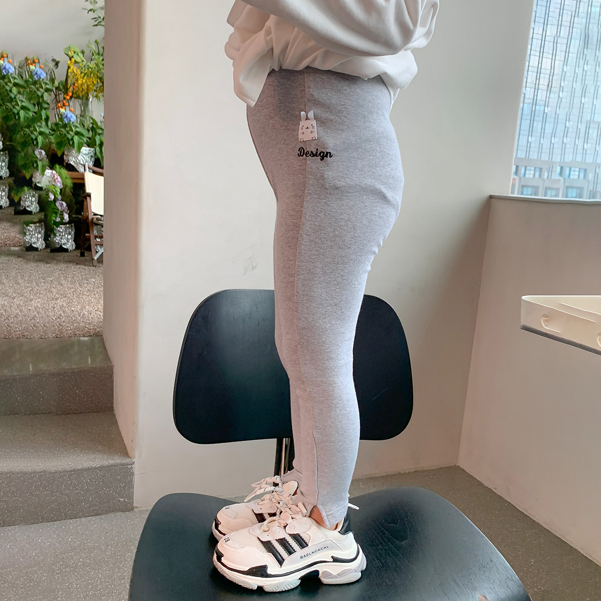 布丁哈鲁女童长裤打底裤春秋款2026秋季新款洋气休闲宝宝裤子潮,淘宝优惠券,粉丝福利购,淘宝优惠卷