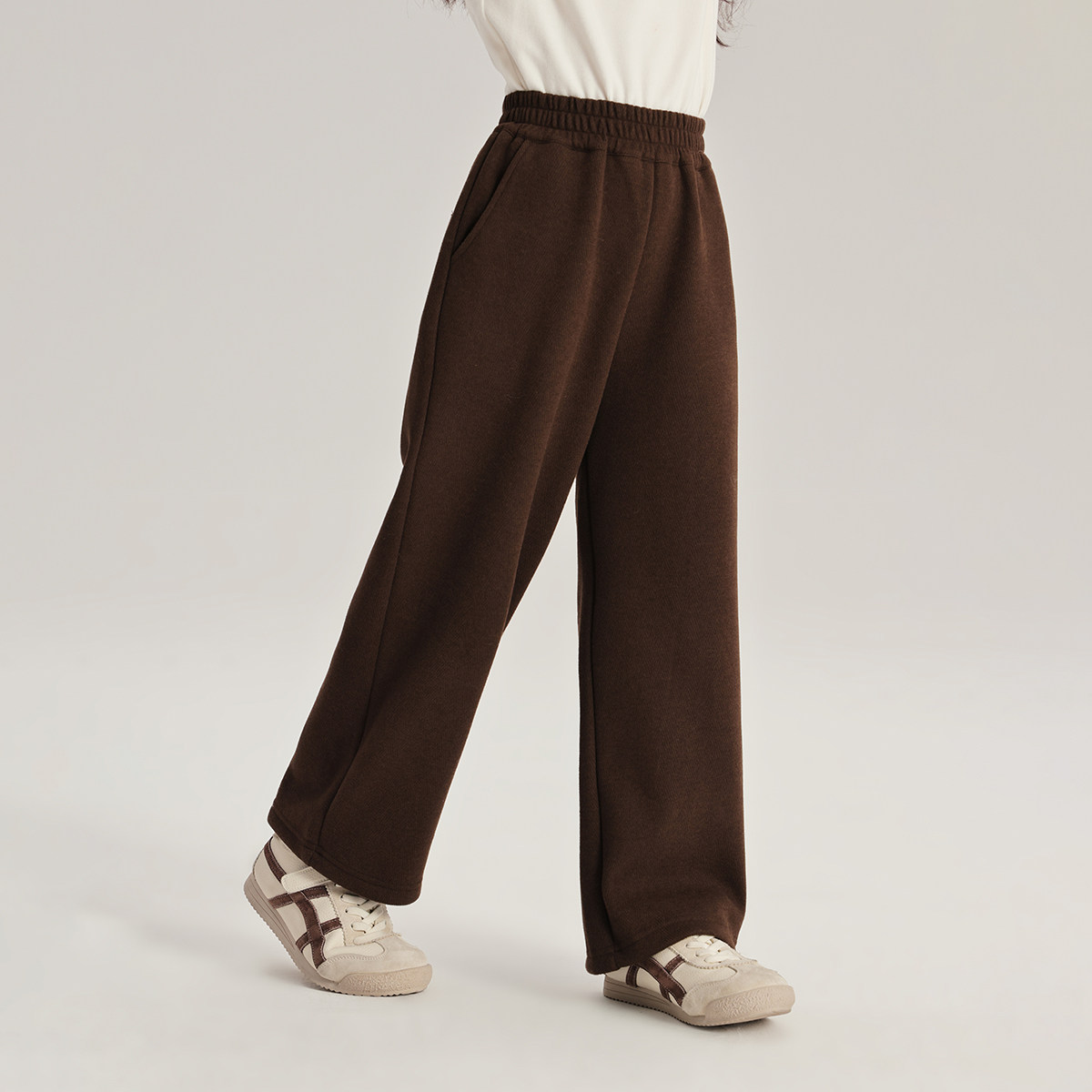 布丁哈鲁秋装儿童裤子2026秋冬季新款女童休闲加绒加厚直筒长裤,淘宝优惠券,粉丝福利购,淘宝优惠卷