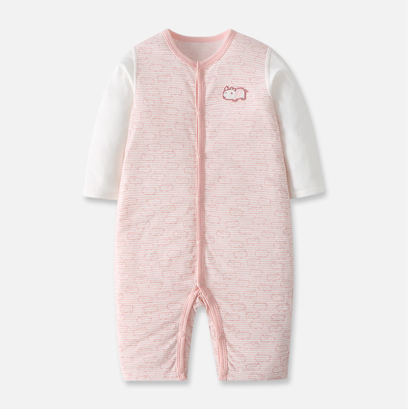 family好孩子婴儿春装新生儿哈衣 好孩子连身衣/爬服/哈衣