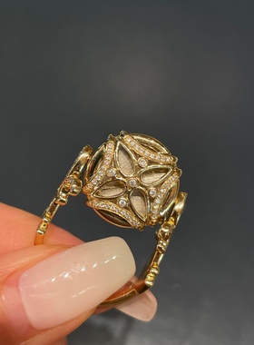 已出欣赏古希腊时期回首狮古币戒指18k金可翻转一款三戴古币戒指