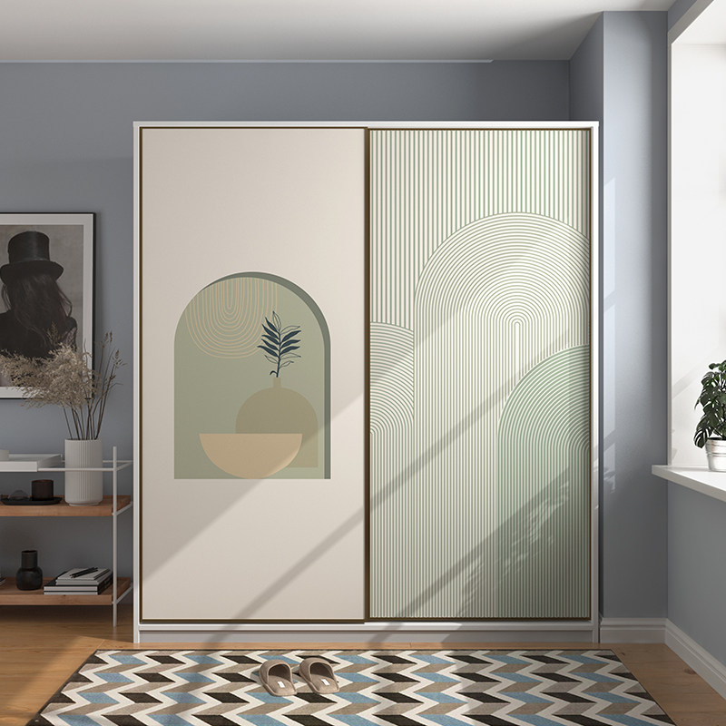 莫兰迪色衣柜自粘防水贴纸柜子推拉门改造美化加厚防潮墙贴保护膜,淘宝优惠券,粉丝福利购,淘宝优惠卷