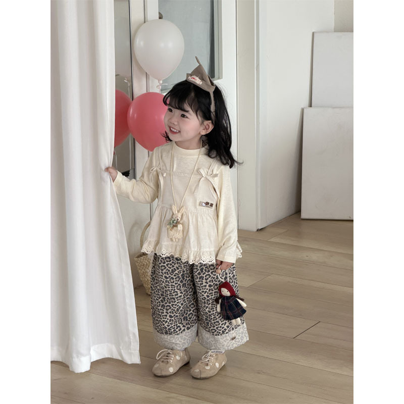 婴儿衣服女童春装时尚韩版宝宝套装新款春秋款豹纹裤子童装三件套,淘宝优惠券,粉丝福利购,淘宝优惠卷