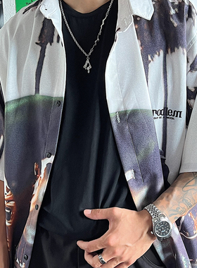 SAZ原创设计小众嘻哈液态吊坠