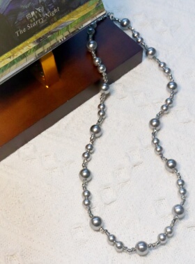 施家珍珠复古甜美秋冬百搭ins风