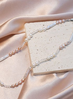 牙签珍珠淡水珍珠甜美轻奢小众