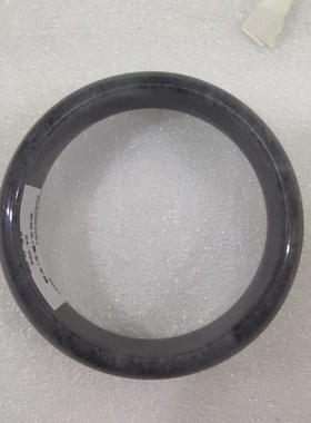 新疆和田玉籽料墨玉青花手镯肉细油性特好圈口62条宽16.3厚7.7mm.