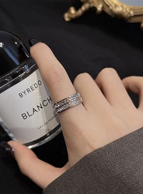 轻奢小众满天星钛钢情侣对戒