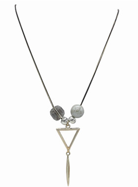 长款流苏毛衣链吊坠项链合金