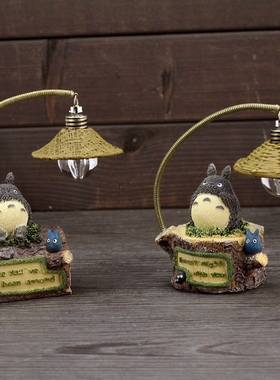 zakka无脸男读书灯日式风摆件