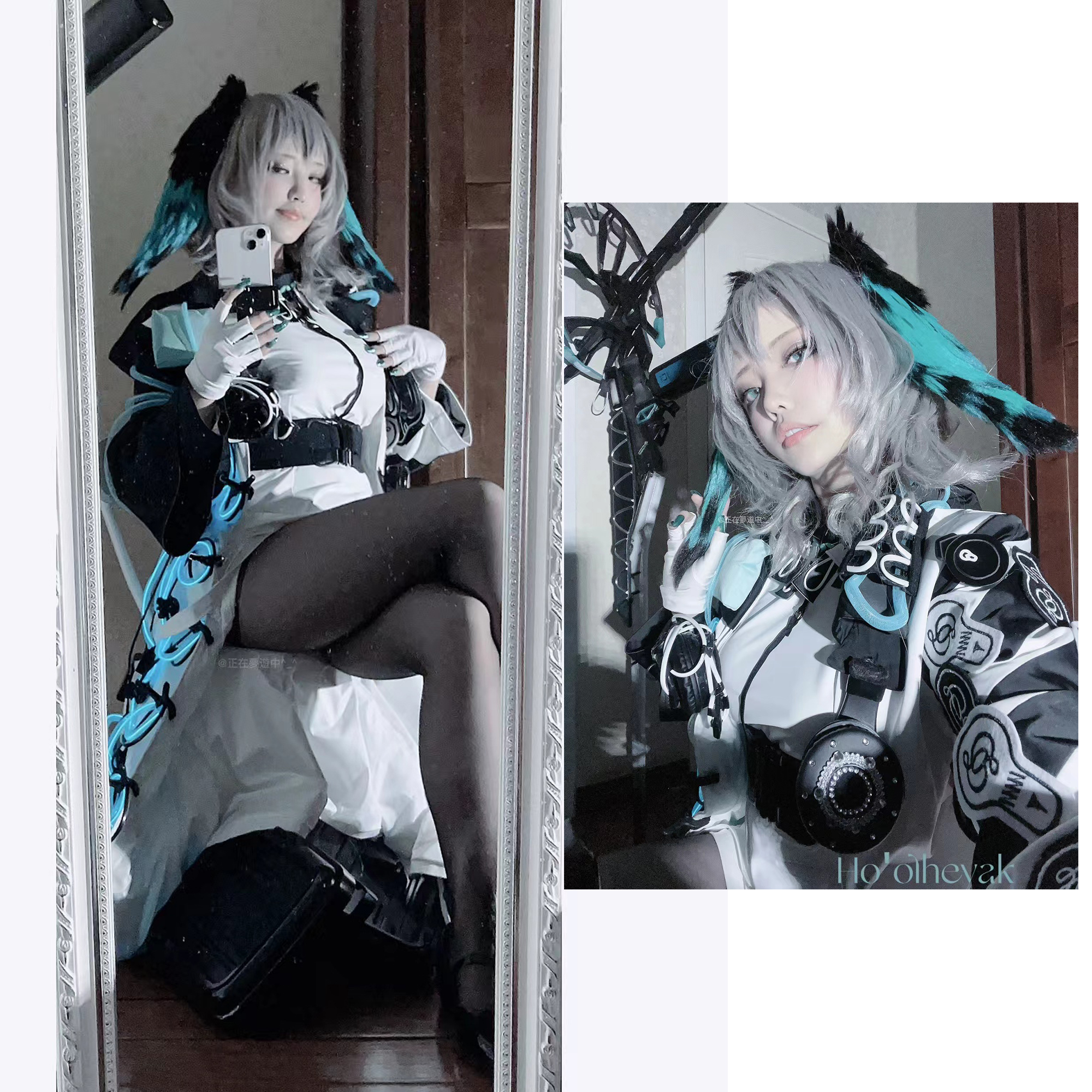 【迷漫殿】明日方舟cos服 霍尔海雅 蛇蛇 cosplay男女 来图定制 - 图0