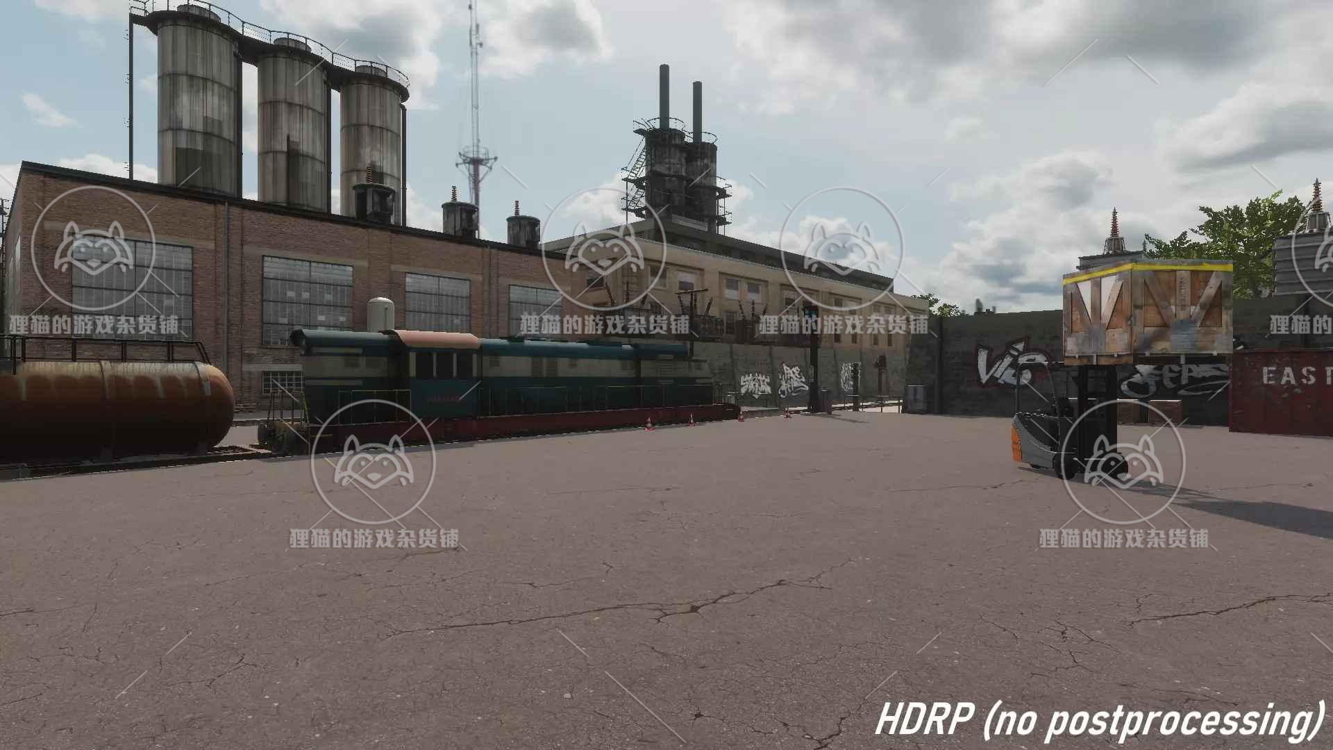 Unity Industrial train station  train yard 1.2 工业火车场景 - 图1