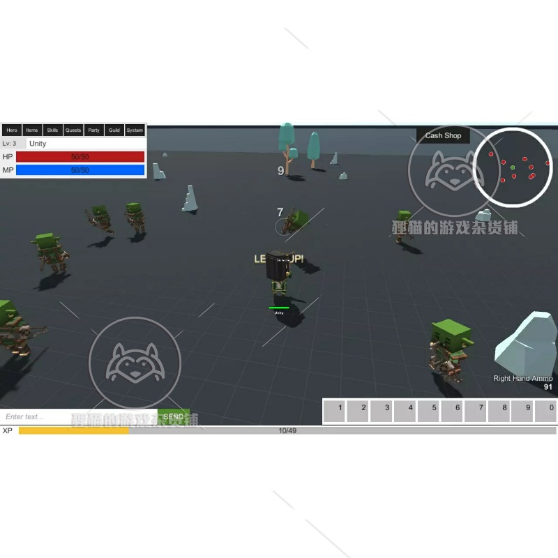 Unity MMORPG KIT 2D/3D/Survival 1.88f3 多人生存游戏模板 - 图1