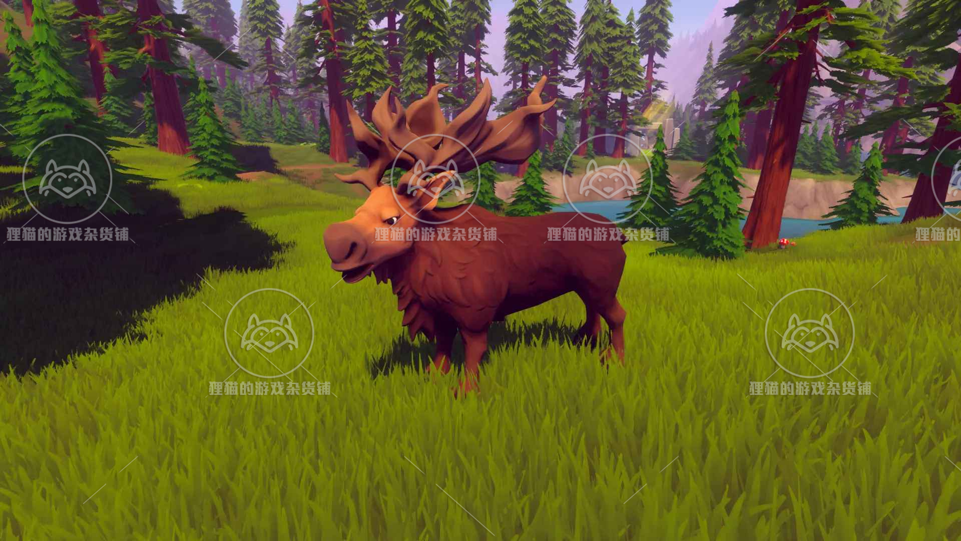 Unity Stylized Moose - RPG Forest Animal 1.0 - 图0