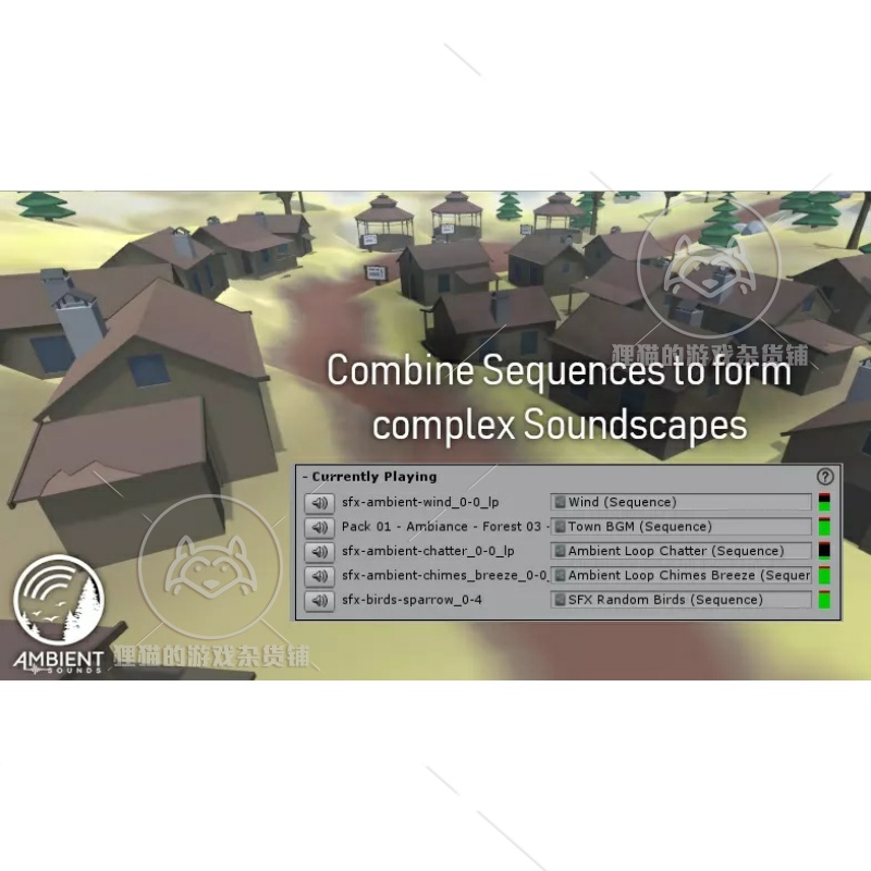 Unity Ambient Sounds Interactive Soundscapes 1.2.16 交互声 - 图2