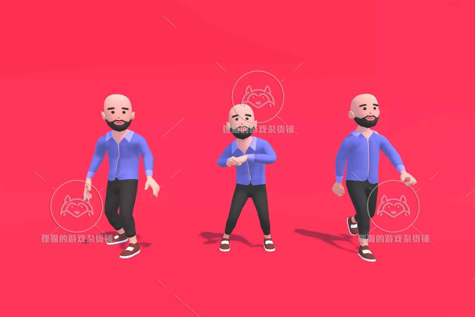 Unity Hypercasual Cartoon Characters Vol.2 1.0卡通休闲人物-图2