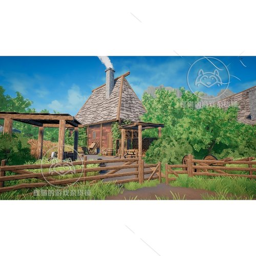 虚幻UE4UE5 Modular Medieval Village Fantasy Village 中世村庄 - 图1