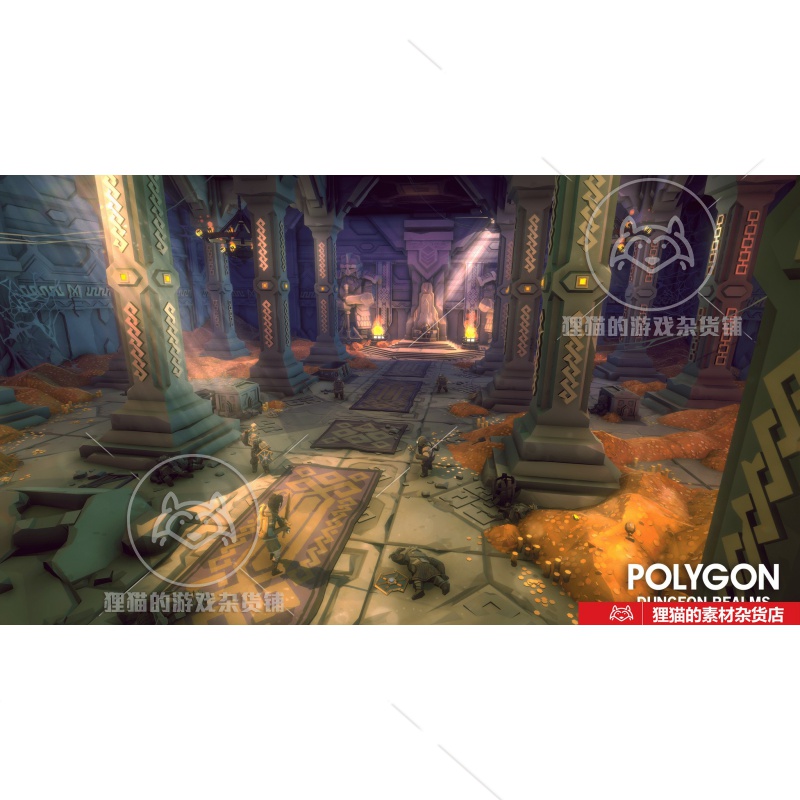 Unity POLYGON Dungeon Realms Low Poly 3D Art by Synty 1.3.00 - 图3