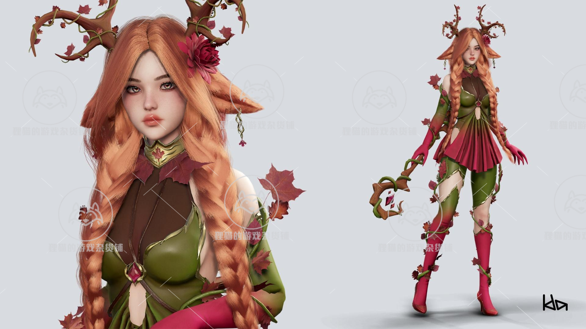 虚幻UE4UE5 Fantasy Medieval Girls Collection - 图3