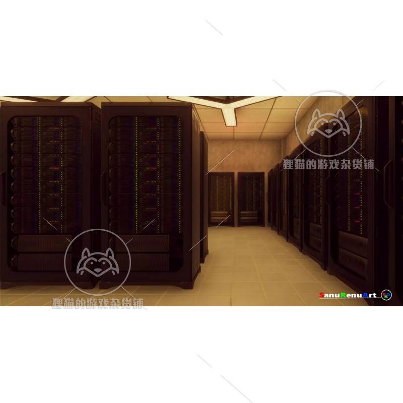 Unity High Quality Server Room Unity 2018.2.20f1 (64bit) - 图0