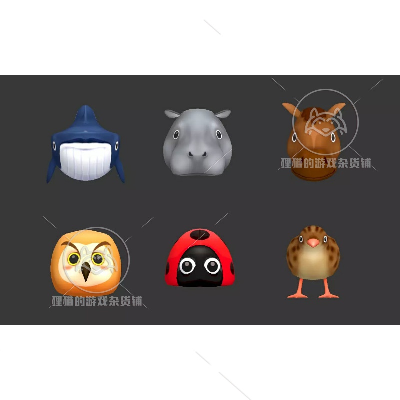 Unity Props - Adorable Animal Set 1.0 卡通3D动物图标包 - 图3