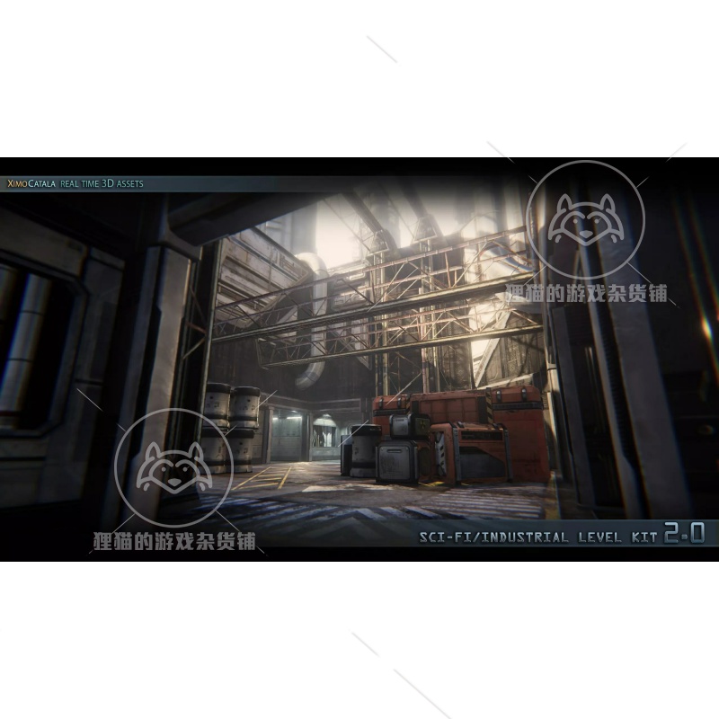 Unity  SciFi Industrial Level Kit 2.0 科幻工业级3D场景模型 - 图2